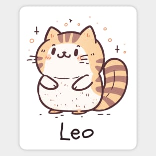Leo Cat Magnet